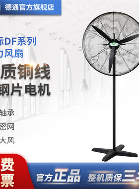 德通绿标强力工业风扇大功率落地扇工厂摇头大风力电风扇DF650-TA