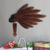 饰画 墙壁装 创意酒吧墙面装 饰墙上挂件餐厅背景墙挂饰实木复古欧式