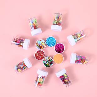 闪粉金粉闪光画画手工制作材料儿童DIY金粉笔银粉亮粉炫彩包邮