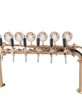 特万太博啤酒分发设备餐厅酒吧酒柱酒塔6孔小门型酒柱304不锈钢