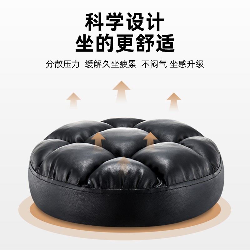 美容凳美发店专用可旋转升降圆凳子理发店椅子滑轮大工凳美甲凳子