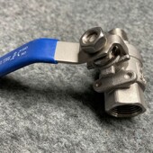 304不锈钢球阀两片式 内外丝球阀内外牙双外丝阀门开关4分DN15六分