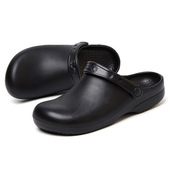 酒店专用防护鞋 厨房耐脏防水防油耐磨工鞋 男防滑透气工作鞋 厨师鞋