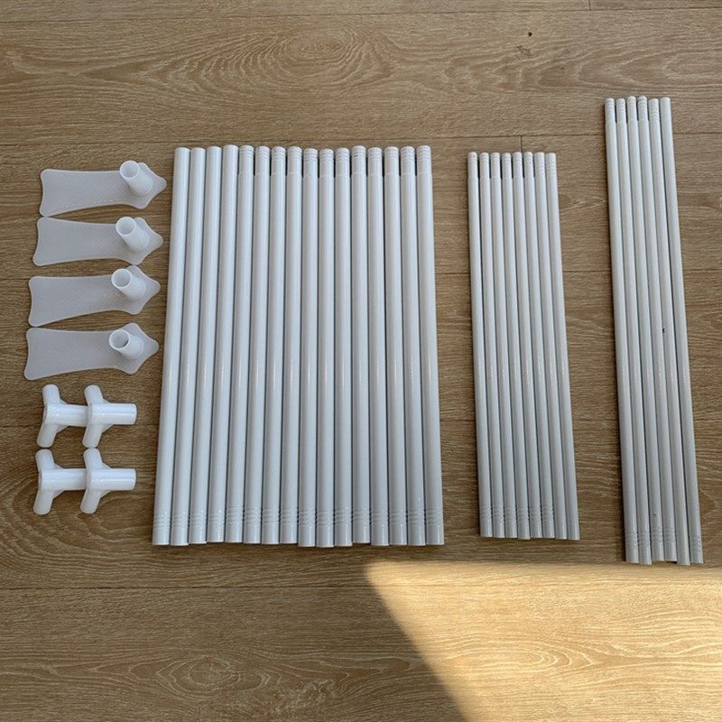 定制宫廷蚊帐铁艺烤漆支架不锈钢加粗单独卖杆子1.2/1.5米1.8m2.0