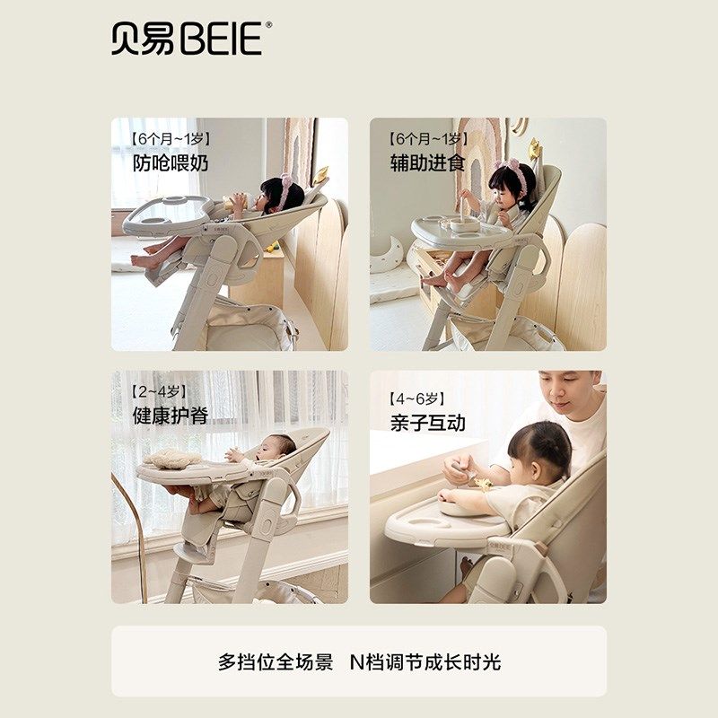 贝易皇室Y型宝宝餐椅婴幼儿餐桌椅学坐椅儿童家用吃饭座椅多功能,婴童用品,餐椅,淘宝优惠券,粉丝福利购,淘宝优惠卷