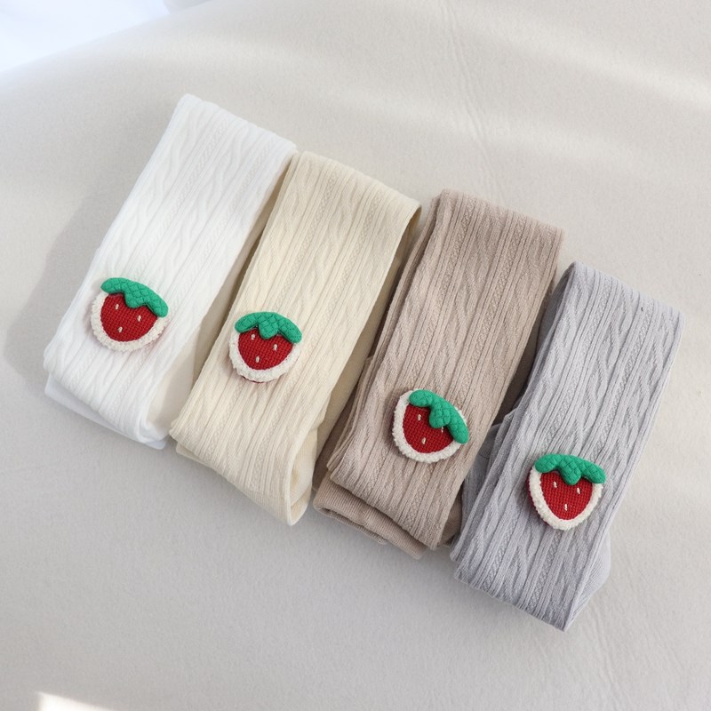 婴儿连裤袜春秋季中厚女宝宝连体袜大PP小童大屁股女童薄款打底裤