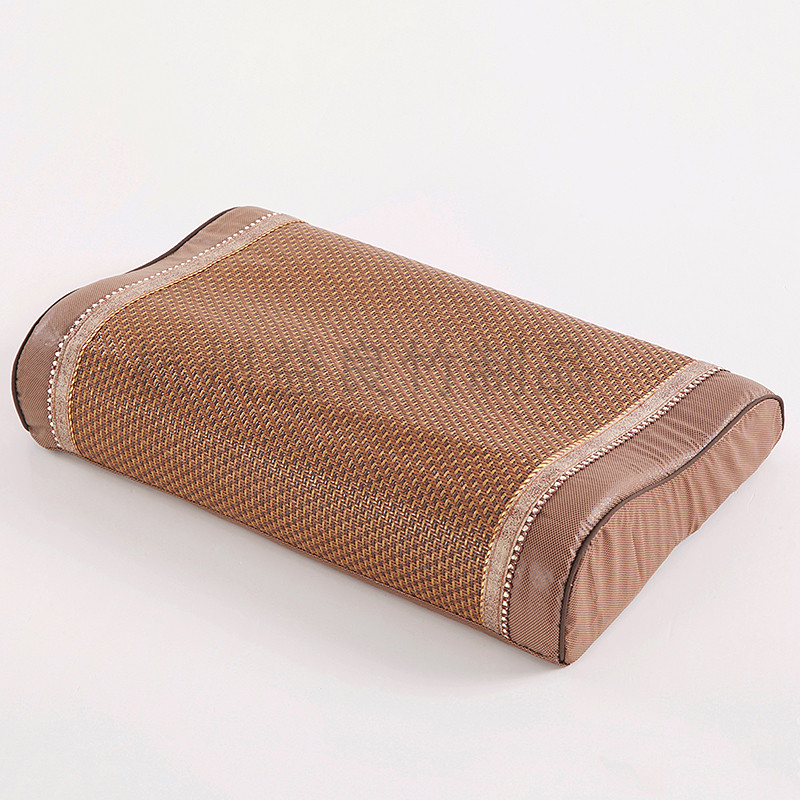夏天乳胶枕枕套成人藤凉席枕头套50*30夏季仿藤儿童记忆枕芯套子图片