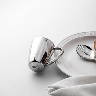 钢铁侠款!儿童水杯家用迷你小100ml咖啡杯防摔不锈钢杯子幼儿园