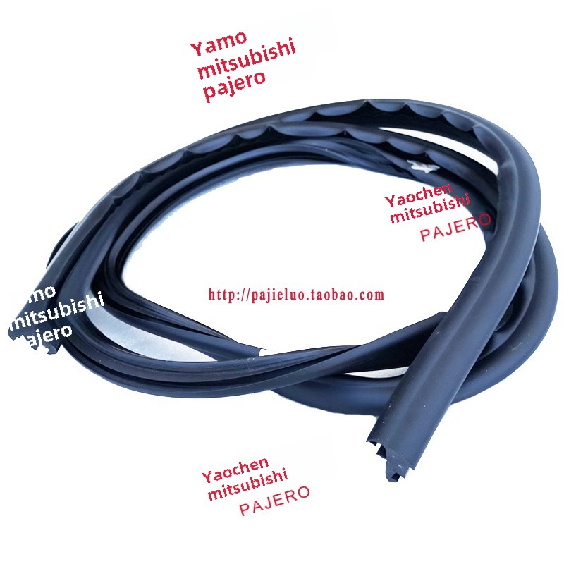 适用于三菱帕杰罗V73V77V93V97前挡风玻璃密封条前玻璃条装饰条黑