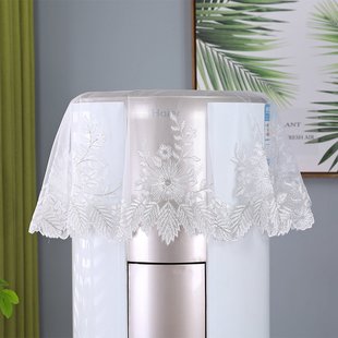 欧式蕾丝布艺方形防灰尘布遮盖巾圆柱形立柜空调罩套盖布多用盖巾