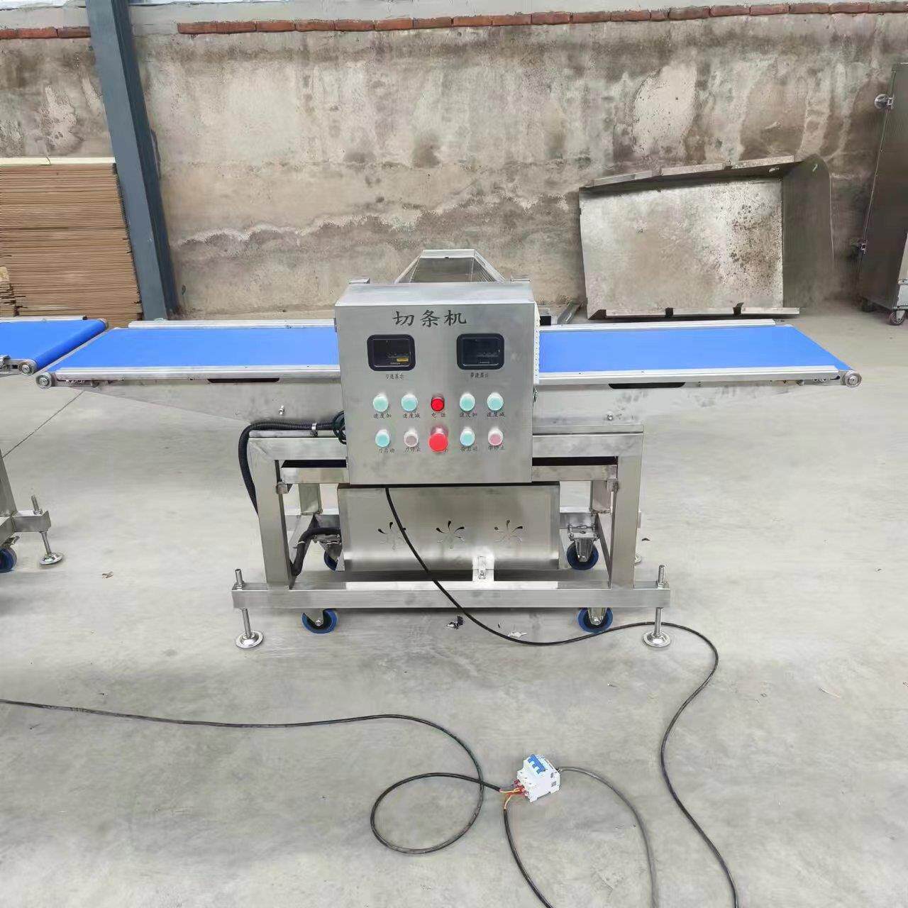 羊杂牛杂切条机 牛肚切条切丝机 百叶切丝机