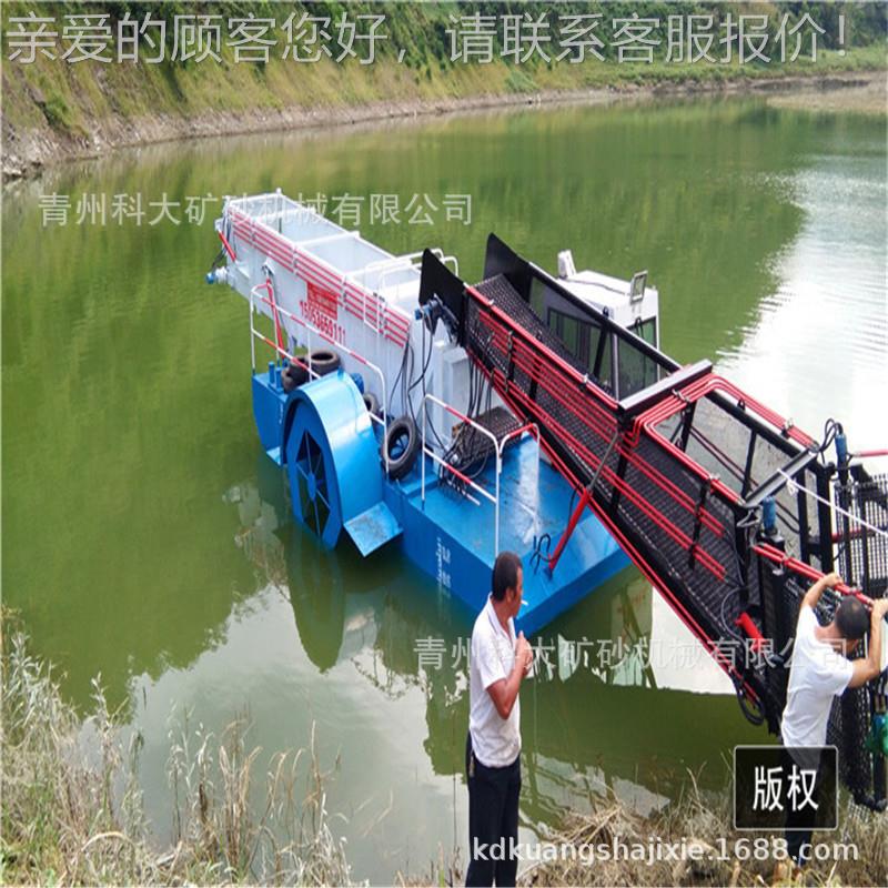 功能河道保洁清船多 江苏泰州水库清KD-1.5漂船 面漂浮物理水机械