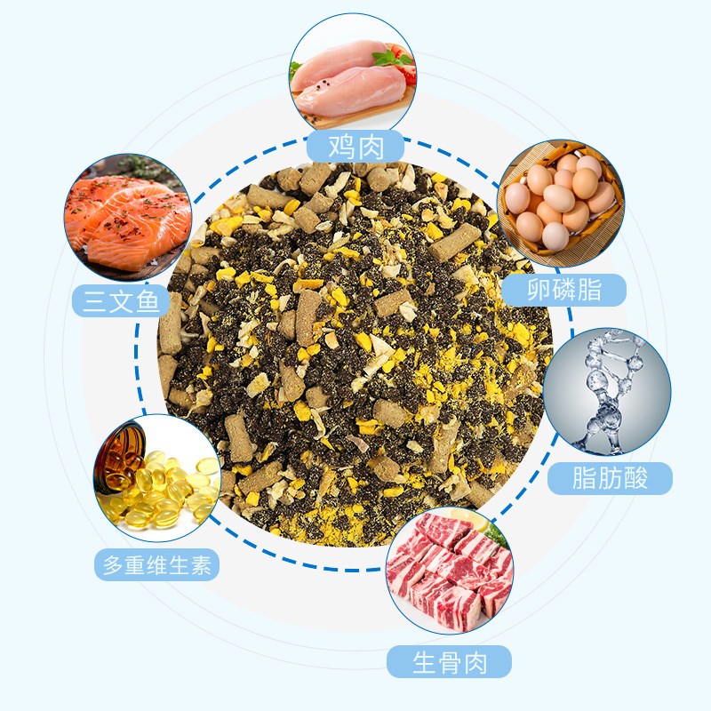 冻干四拼猫粮增肥发腮成幼猫通用英短美短全阶段低油低盐猫主粮