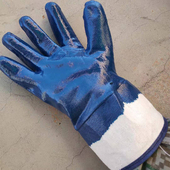 丁晴橡胶手套作浸胶结实耐用胶皮加厚手套劳保耐磨工劳工防油防滑