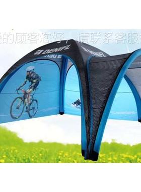 14074商业广高品帐质四脚充气广告帐篷 黑色告雨 篷应急充气拱门