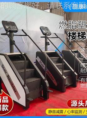 机楼梯机家用室内运动健身房用登材山机女静05496音有氧攀爬器爬