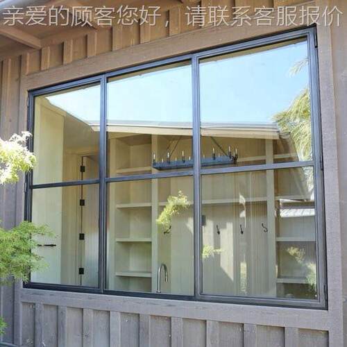 厂钢工薄框架平超开窗欧洲薄钢PEW平开钢门窗