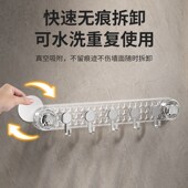 吸盘挂钩免打强力无痕承重一排粘钩门后墙壁挂衣钩子