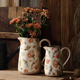 果壶瓶陶瓷瓶客厅插桶装 大小 饰干燥复古田园做旧风格