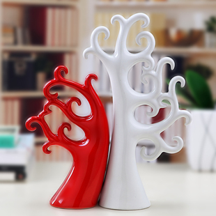 书桌电视柜 陶瓷工艺品 爱情树 家居 时尚