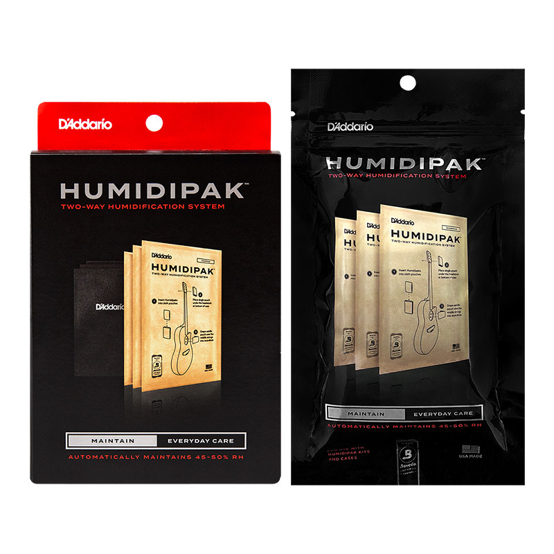 达达里奥WH加湿器干燥剂古典民谣木吉他自动恒湿度控制包
