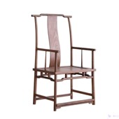 新出头官帽椅实木背椅椅太师椅仿古圈椅北榆木家具