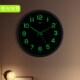 QJ现代静音夜光挂钟客厅创意时钟挂墙时尚 装 饰表石英钟表