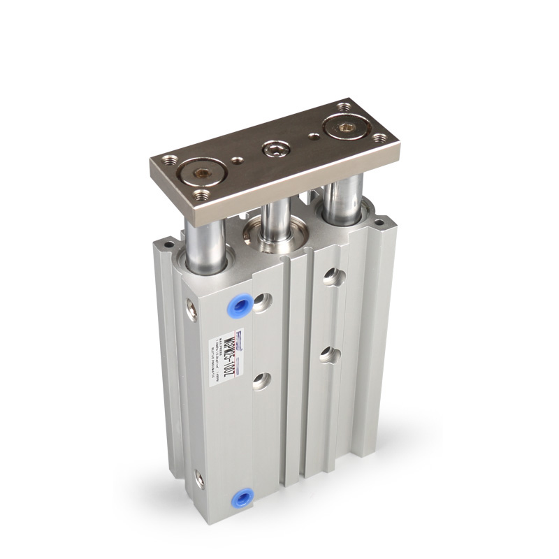 导杆薄型三轴三杆气缸带磁TCM/MGPM20-10---75-100-1-1Z