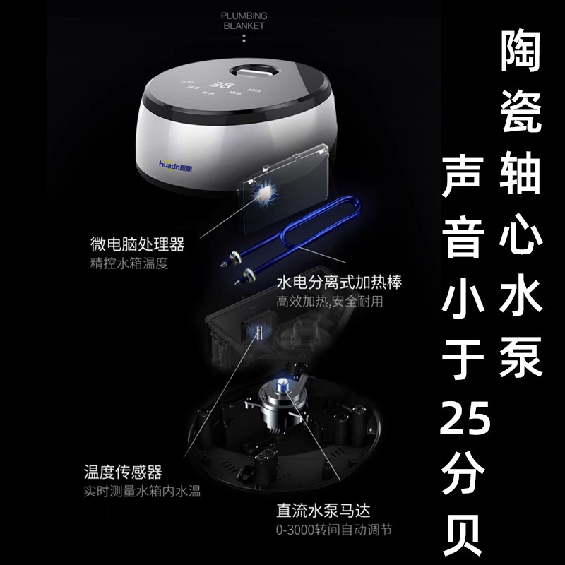 加厚水暖2人电热毯家用22新款人水循环人农村大炕除湿大毯子