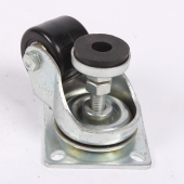 设备轮柜脚轮带调节脚支架脚轮脚杯安装 距