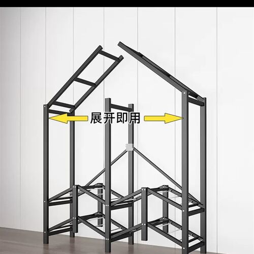 免安装卧室布出租房用组装钢架结实耐用衣橱