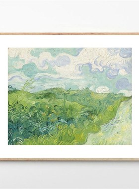 梵高inent田园风光园经典名画油画 咖啡店 挂画画芯多款