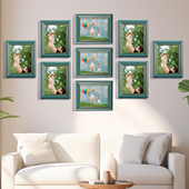 照片墙装 饰创意组合洗照片做成相框挂墙客厅家庭沙发背景墙高级感