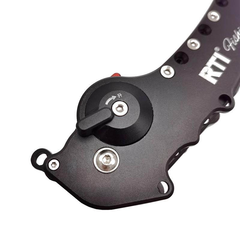 RTI控鱼器航空铝合金轻便可折叠两用夹鱼嘴钳子失手绳路亚垂钓鱼