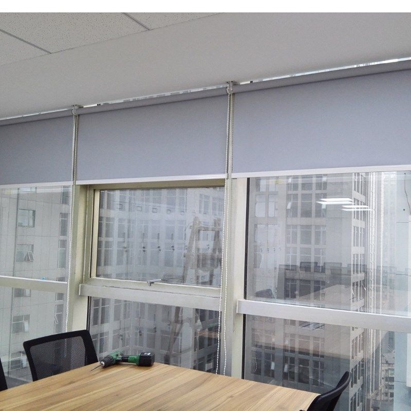 定制全遮光卷帘无气味办公室办公室落地窗卷帘厂房双面单色窗帘,居家布艺,卷帘,淘宝优惠券,粉丝福利购,淘宝优惠卷