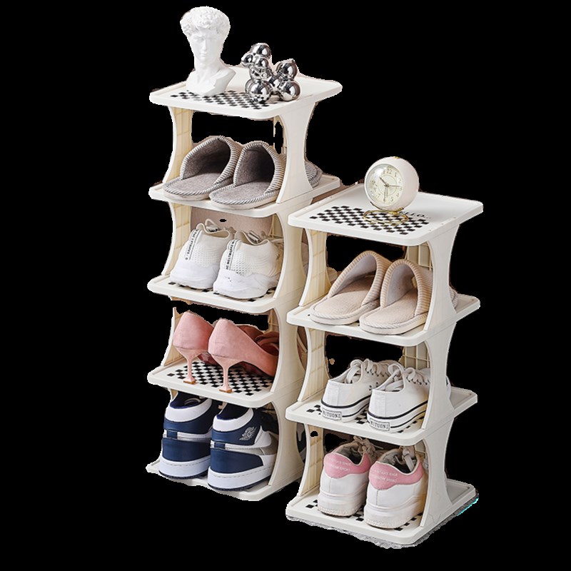 鞋架新款22爆款小窄门口家用多层宿舍楼梯折叠鞋柜入户鞋托