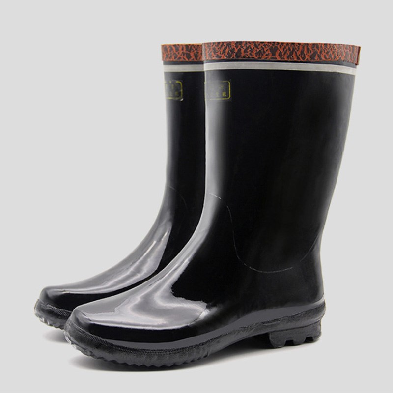 飞鹤高筒工矿靴橡胶耐磨绝缘煤矿下井防砸除臭防水