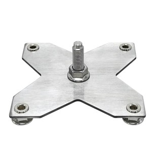 黑坑浮桥伞架 钓场木板伞座卧龙钓鱼伞固定支架筏钓伞安装不锈钢