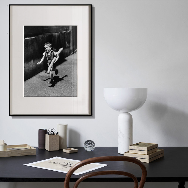 Willy Ronis黑白大师经典摄影高档装饰挂画铝合金留白玻璃画框