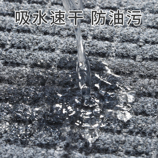 厨房地垫家用吸水防滑垫长条防水防油可擦洗免洗耐脏脚垫地毯定制