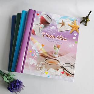 10寸自黏贴式覆膜线圈婴儿相本DIY家庭收纳照片纪念创意影集相簿