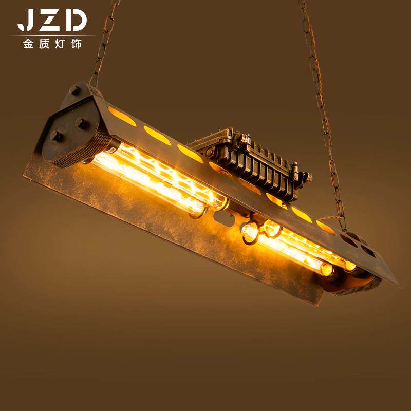 工业风吊灯创意个性loft复古怀旧餐厅办公室美式铁艺吊灯吧台灯具