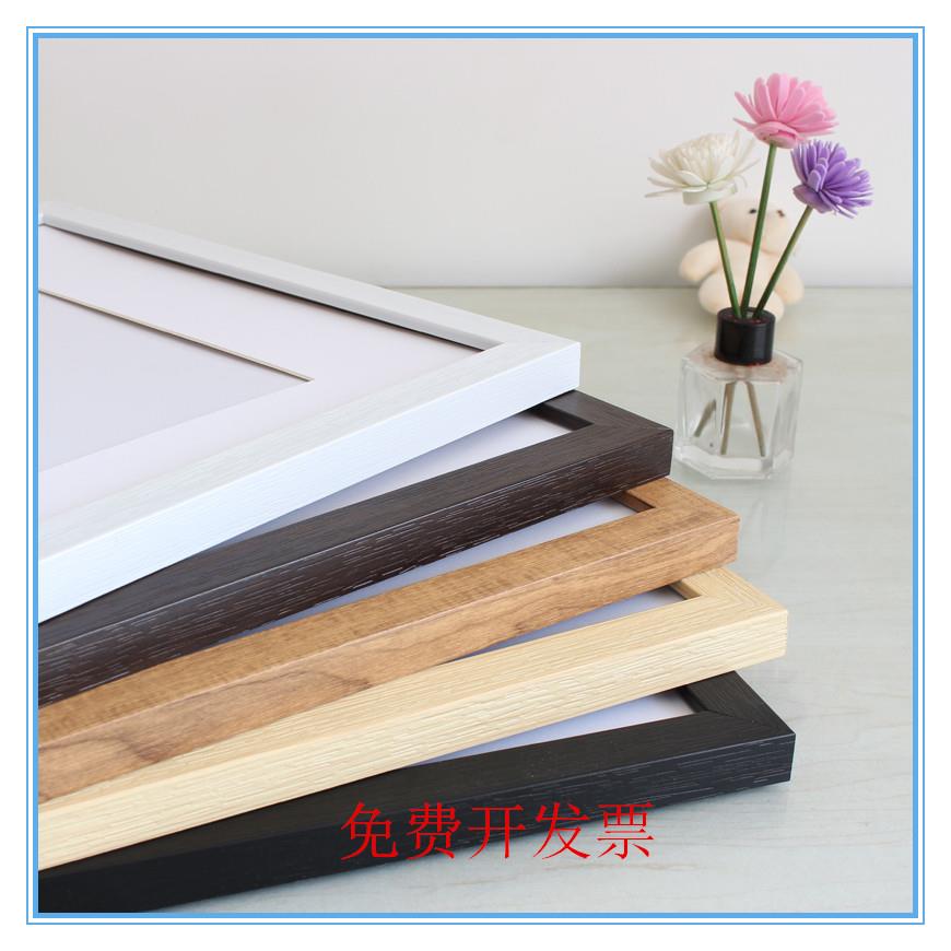 塑料材质相框挂墙摆台A3A4纸画 画框4K8K空框素描油画 画装裱12寸