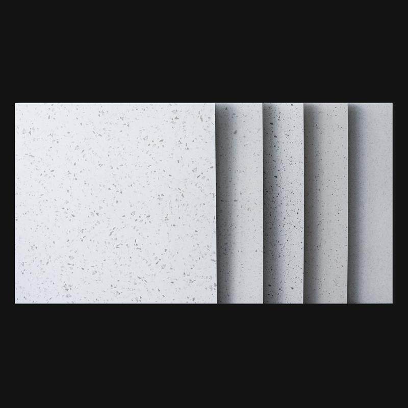 白色小颗粒水磨石砖600X600客厅连锁店地砖800X800工作装古董墙砖