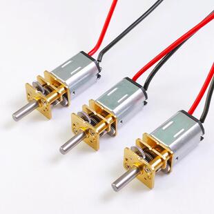 全新GA12-N20减速马达带线 3V6V12V微型直流齿轮减速电机低速电机