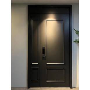 防盗门入户门法式子母门甲级进户门别墅大门美式覆古单门上门安装