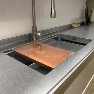 北京304不锈钢实心台面定做厨房整体整体橱柜灶台面板更换翻新定