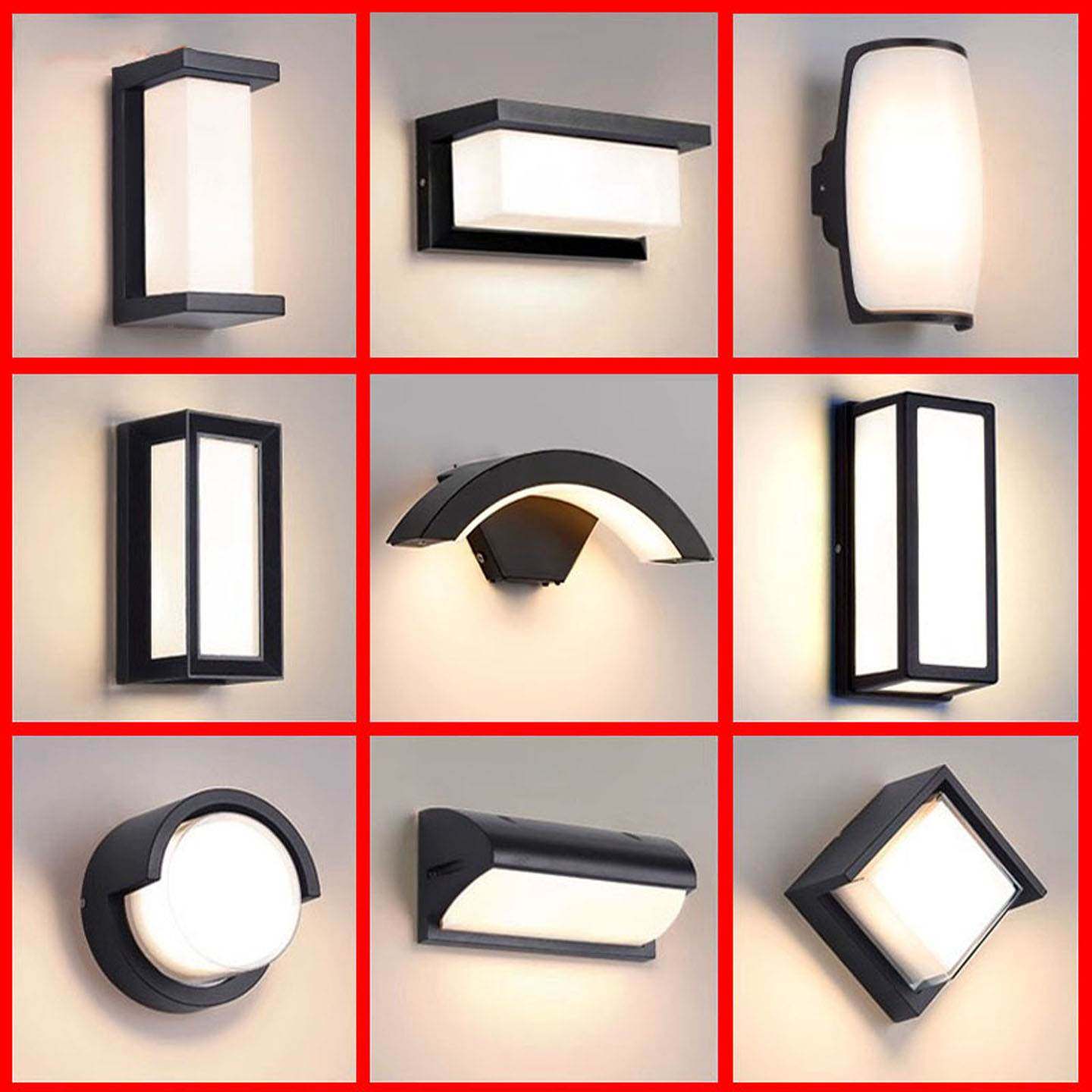 户外防水壁灯led超亮别墅庭院花园露台现代简约室内走廊过道墙灯