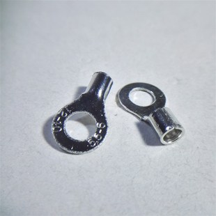 N.黄铜镀锡冷压接线端子插拔式 O型铜线耳电子电工配线器材