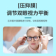 弱视眼镜压抑膜儿童遮挡遮盖半光感模糊压膜单眼矫正训练